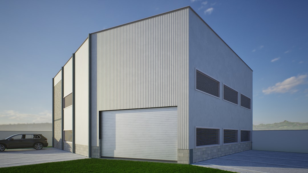 Modern industrial warehouse and distribution center exterior representing commercial industrial property valuation