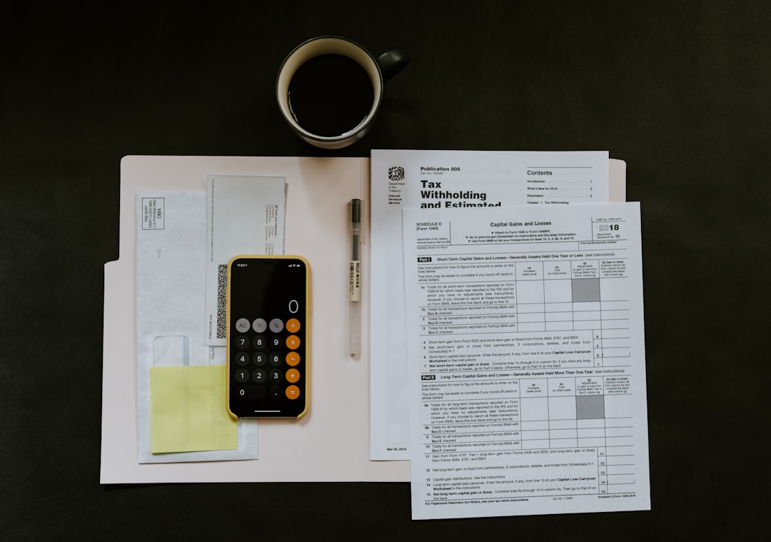 Tax documents representing IRS compliance cost segregation commercial property depreciation