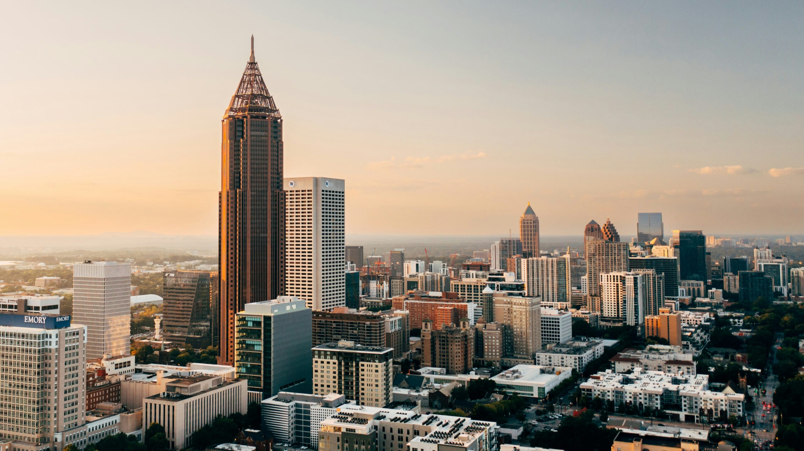 What Is My Atlanta Multifamily Property Worth? 3 Atlanta Georgia skyline daytime representing Atlanta multifamily broker opinion of value