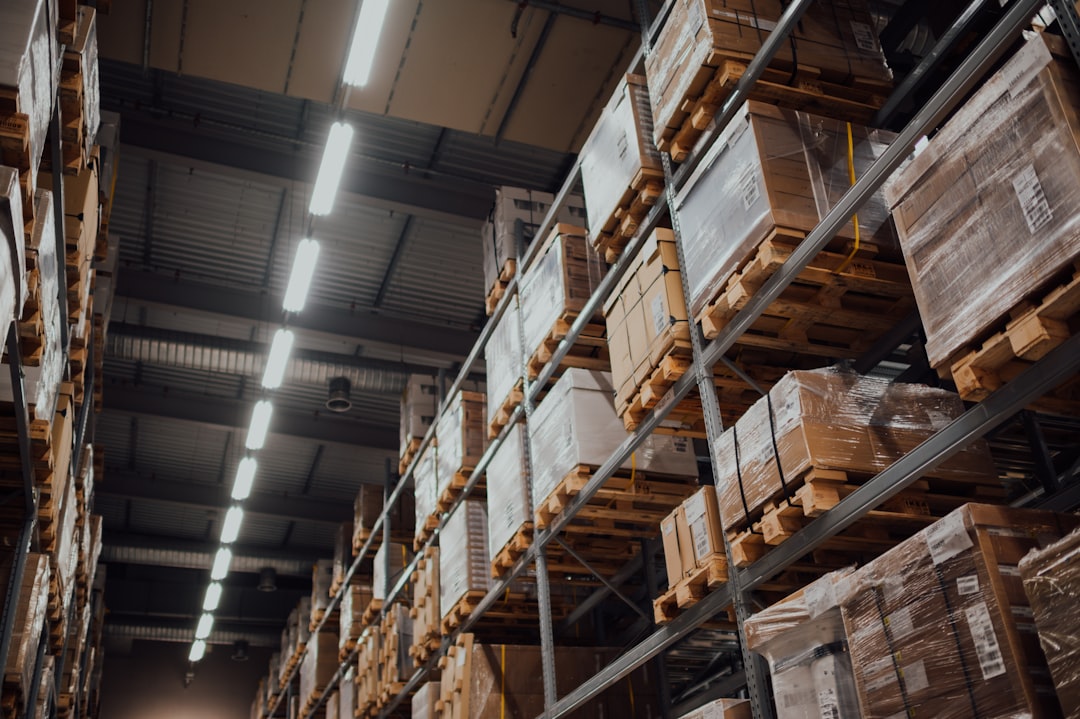 Warehouse interior racking representing Inland Empire industrial property broker opinion of value